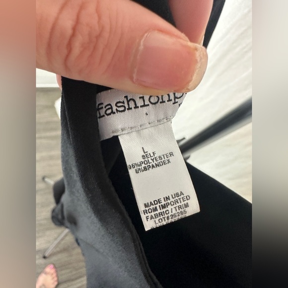 The Fashion Poet Black V-Neck Ruched Bodycon Dress Size Large (12-14) NWT - Picture 13 of 14